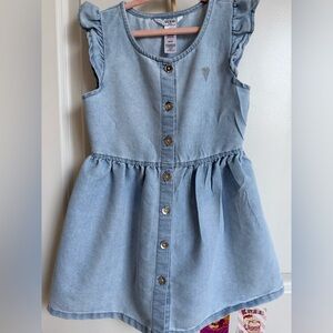 Guess Dress blue jeans girls size 4-5 years old